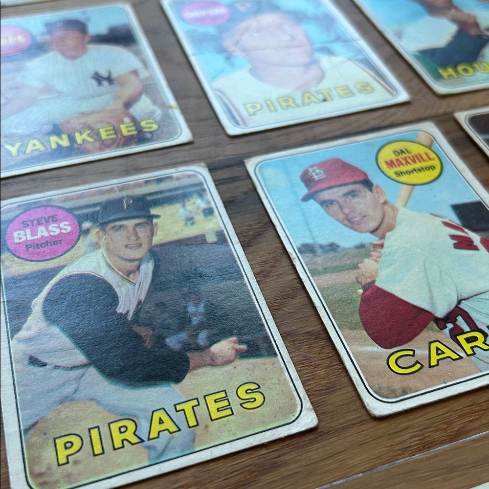Vintage 1969 Topps Baseball Trading Cards Collection - Picture 8 of 8